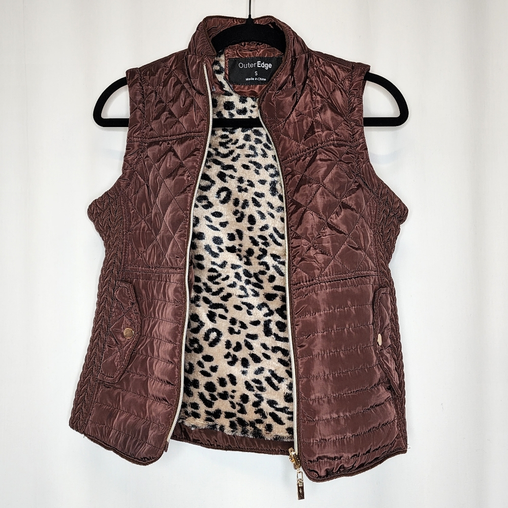 Outer Edge Size Small Quilted Jacket Removable Ho… - image 5